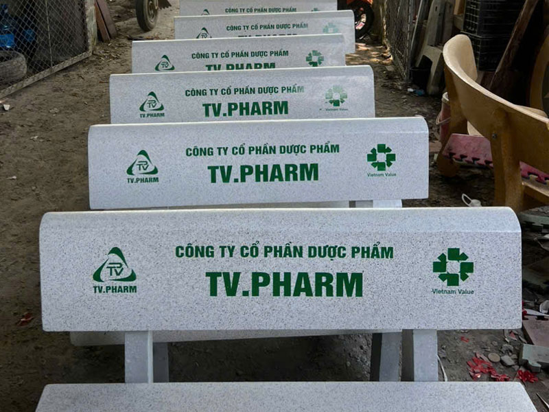 Ghế đá thẳng công ty CP dược phẩm TV.PHARM